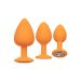 Cheeky Gems 3 Stuks - Oranje Cheeky Gems 3 Stuks - Oranje