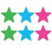 Peekaboos Neon Star 6 x Tepel Stickers Peekaboos Neon Star 6 x Tepel Stickers