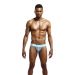 Jockmail JM208 Jockstrap Gestreept - Lichtblauw