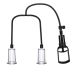 Essentials Handmatige Tepel- en Vaginapomp Passion Pump - Transparant/Zwart
