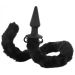 Siliconen Buttplug met Kattenstaart Siliconen Buttplug met Kattenstaart