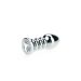 Geribbelde Buttplug Met Siersteen Geribbelde Buttplug Met Siersteen