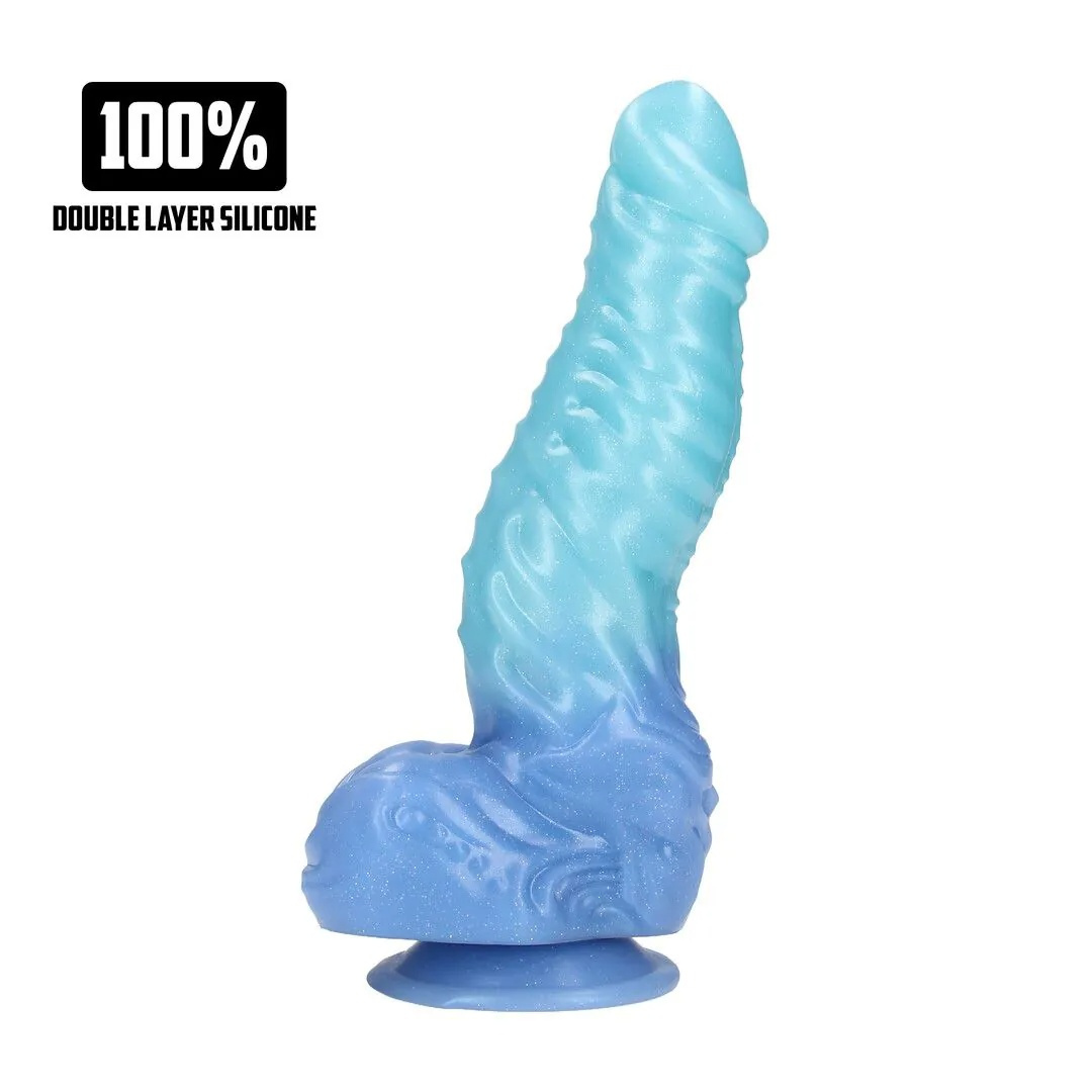 Monster Dildo Deep Sea Hydra - Blauw