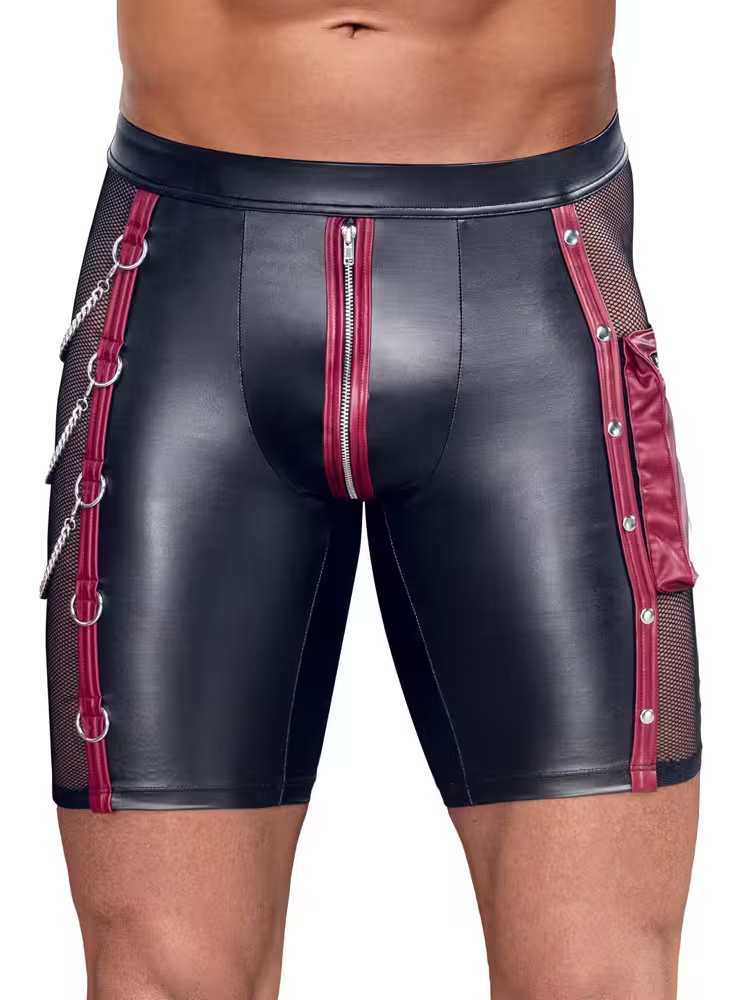 Strakke Broek met Matte Look - Zwart