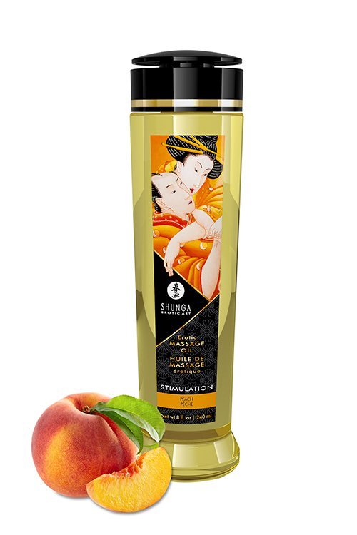 Shunga - Organica Massage Olie Peach 240 ML