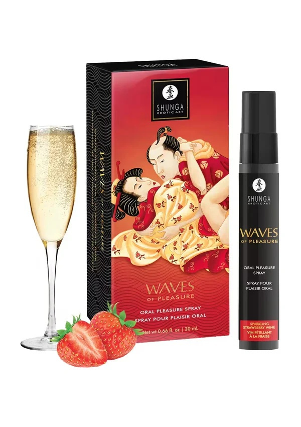 Shunga Oral Pleasure Spray Aardbei - 20 ml