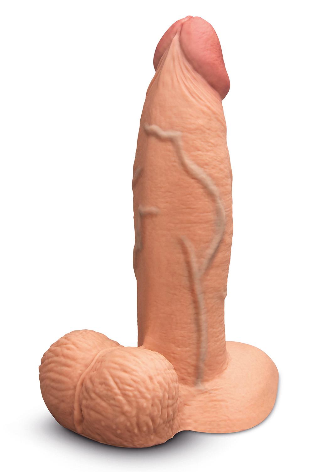 Realistische Dildo Slipskin Girthy - 18 cm
