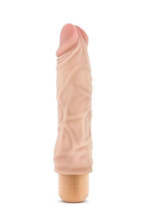 Huidskleurige Realistische en vibrerende Dildo - 18.50 cm