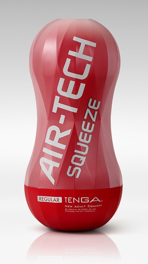Masturbator Air Tech Squeeze Regular - Rood