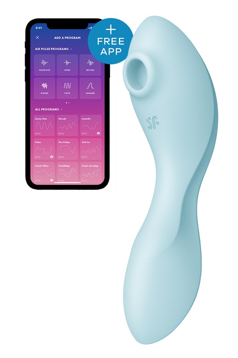 Satisfyer Curvy Trinity 5+ Blauw