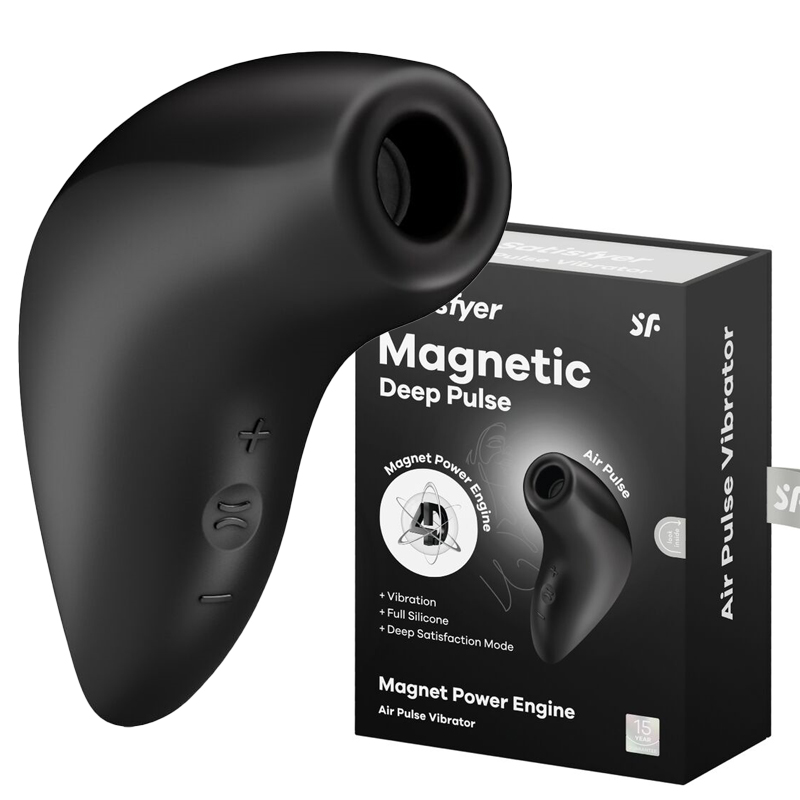 Satisfyer Magnetic Deep Pulse - Zwart