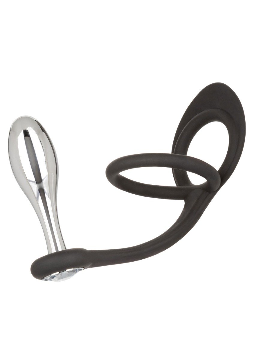 Teardrop Buttplug met Cockring Star Fucker