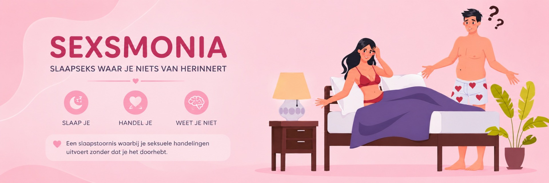 Illustratie van sexsomnia